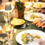 Serviertes Essen