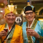 Männer mit Bier
