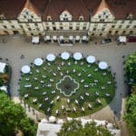Schloss Drohnenaufnahme