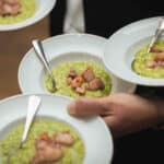 Essen bei der Lesung