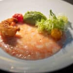 Essen beim Winzermenü
