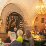 Andrea Wirsching vor Gästen