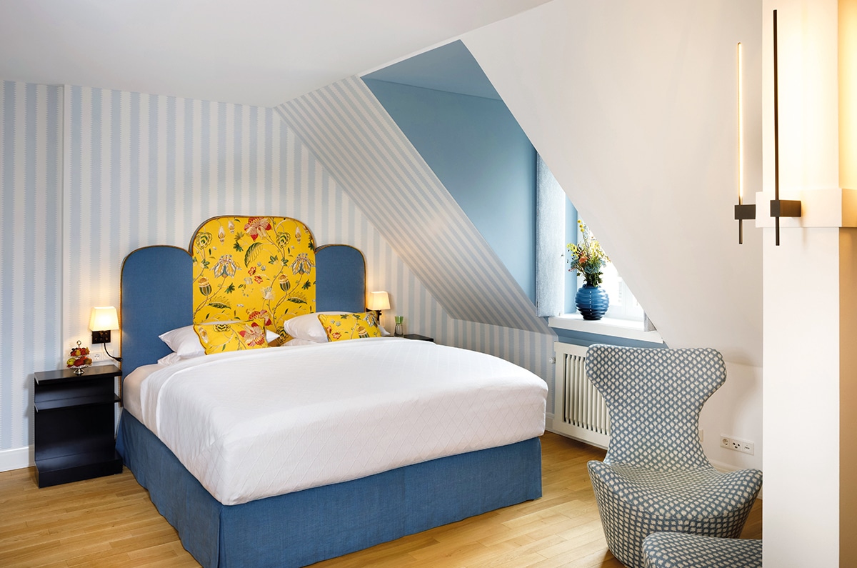 Ansicht mit Kingsize-Bett der neuen Suite im Goliath